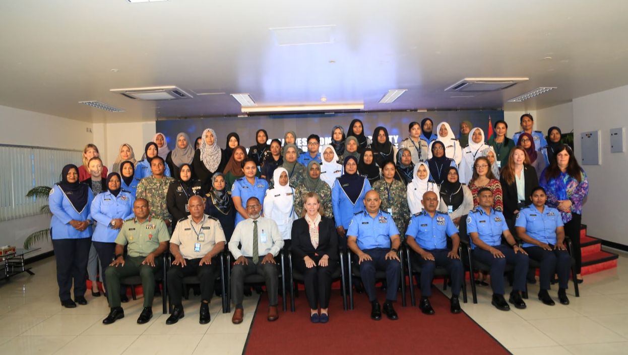 ''މޯލްޑިވްސް ވިމެން އިން ސެކިއުރިޓީ އެންޑް ލޯ އެންފޯސްމަންޓް ކޮންފަރެންސް 2022'' ބާއްވައިފި