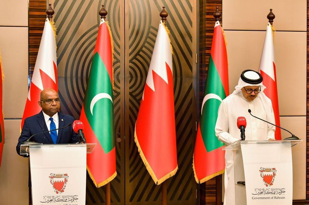 ދިވެހިރާއްޖެއާ ބަޙްރައިންގެ ޚާރިޖީ ވަޒީރުން ގުޅިފައިވާ ބަޔާނެއް ދެއްވައިފި