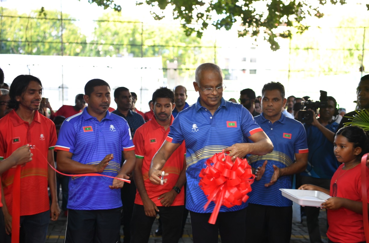 ރާއްޖޭގެ އެންމެ ބޮޑު ޓީޓީ ހޯލް، ރައީސުލްޖުމްހޫރިއްޔާ ހުޅުއްވައިދެއްވައިފި