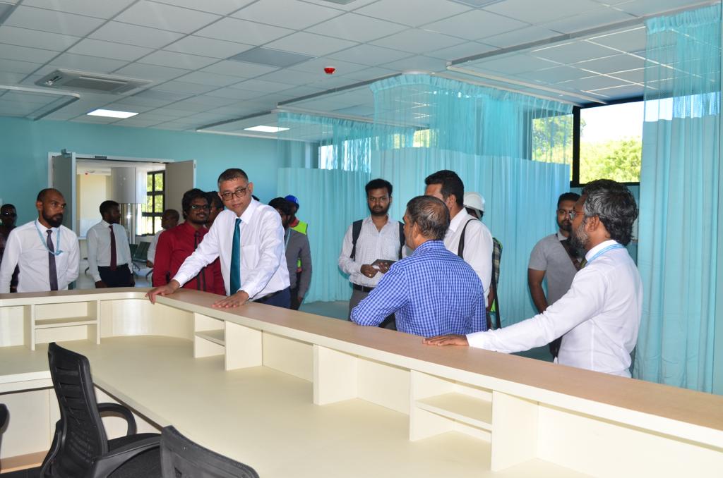 އުނގޫފާރު ހޮސްޕިޓަލަށް އިތުރުކުރި އިމާރާތުގެ މަސައްކަތް ނިންމައި ހަވާލުކޮށްފި