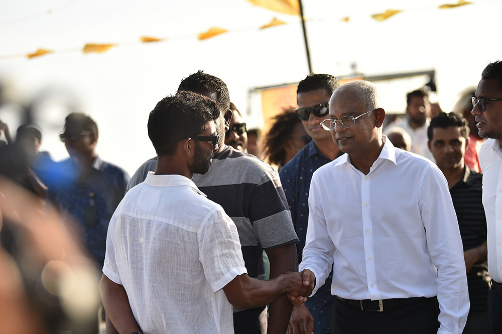 ކުރިޔަށް އޮތް ދެ ތިން މަހެއްގެ ތެރޭގައި މަސްވެރިންގެ ޝަކުވާތަކަށް އެދެވޭ ޙައްލެއް ހޯދައިދޭނަން: ރައީސް ސޯލިހު