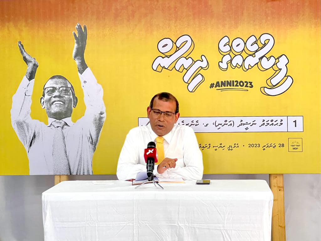 ބަޑިޖަހައިގެން ވެރިކަން ދިފާއުކުރި ނަމަ އެމްޑީޕީއަށް ފަހުން ވޯޓެއް ނުލިބުނީސް: ނަޝީދު