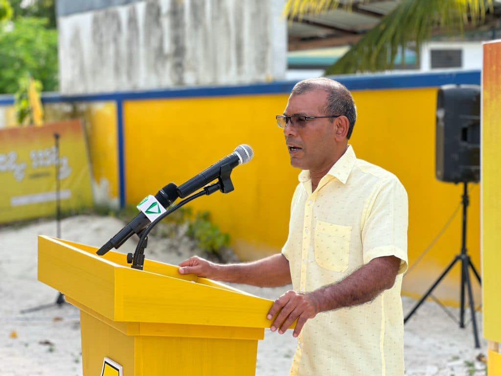އައްޑޫން ގޯތި ދޫކުރަން އިއުލާނުކުރުމުން ނަޝީދު އެކަމަަށް ހަޖޫޖައްސަވައިފި