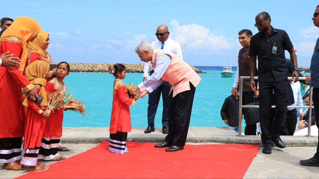 އިންޑިއާގެ އެކްސްޓާނަލް މިނިސްޓަރު ޖައިޝަންކަރު ރާއްޖެއަށް ވަޑައިގެންފި