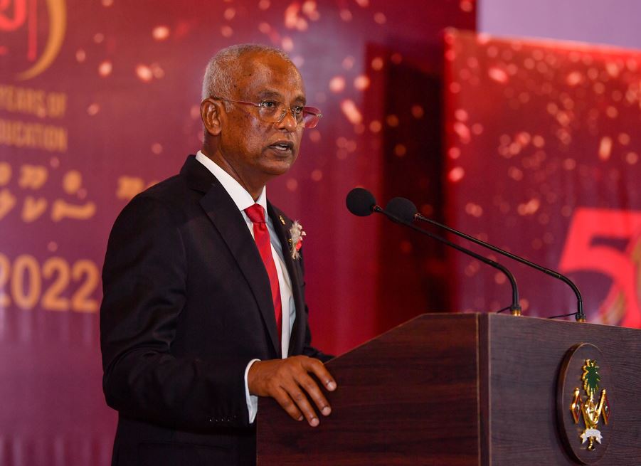 ސަރުކާރުގެ އަމާޒަކީ ކުދިންނަށް ތަޢުލީމު ދިނުމުގައި އެއްވެސް އަތޮޅެއް، ރަށެއް އަދި ފަރުދެއްވެސް ބާކީ ނުކުރުން: ރައީސް