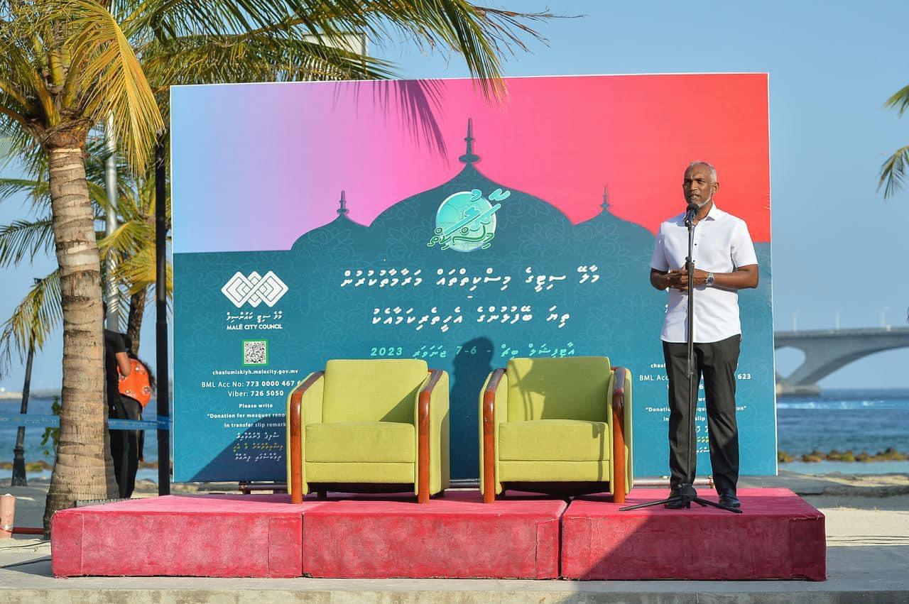 މިސްކިތްތަކުގެ މަރާމާތަށް ދިން ފައިސާއާ ބެހޭ ގޮތުން ސަރުކަރުން ދައްކަނީ ހަގީގަތާހިލާފު ވާހަކައެއް: މޭޔަރު