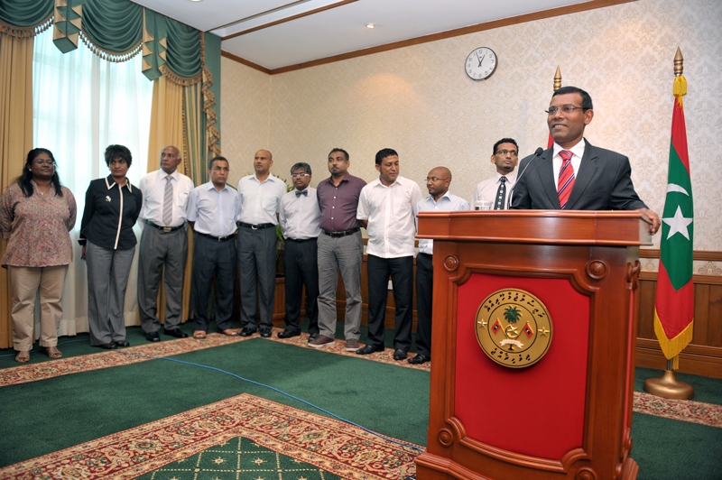 ވެރިކަން ވެއްޓުނު ގޮތް އޮޅޭ ގޮތަށް އެމްޑީޕީގެ އިސް ބޭފުޅުން ވާހަކަދެއްކެވި، އެއީ ހިތާމައެއް: ނަޝީދު