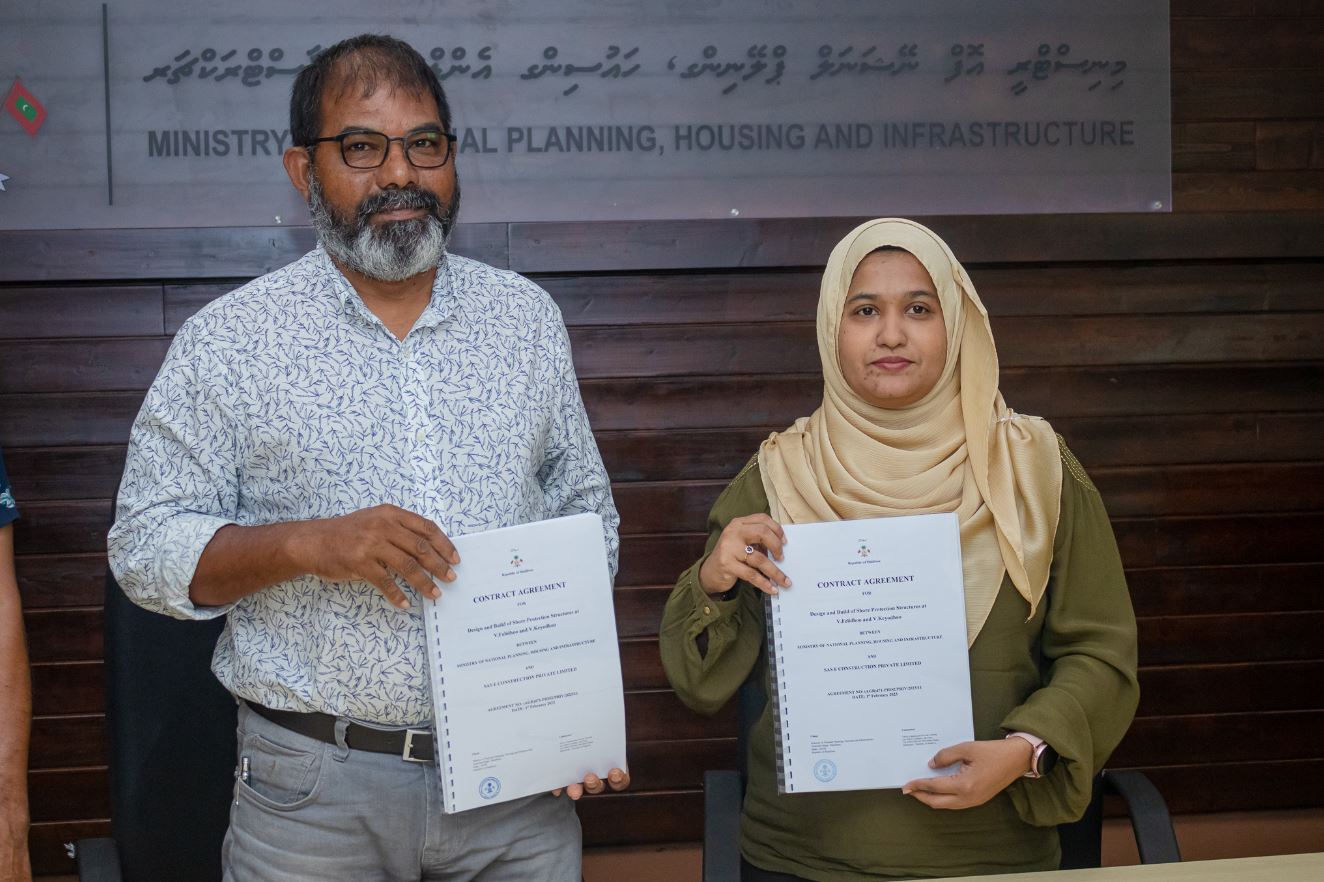 ފެލިދޫ އަދި ކެޔޮދޫ ގޮނޑުދޮށް ހިމާޔަތް ކުރުމުގެ މަސައްކަތް ސާސް-އީ ކޮންސްޓްރަކްޝަންއާ ހަވާލުކޮށްފި