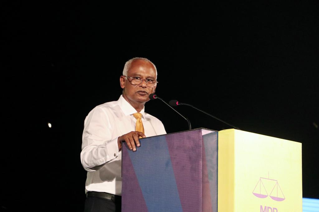 ޚިޔާލުތަފާތުވުން ހުއްޓަސް މިއީ އެމްޑީޕީ އެއްބައިވާންވީ ވަގުތު: ރައީސް