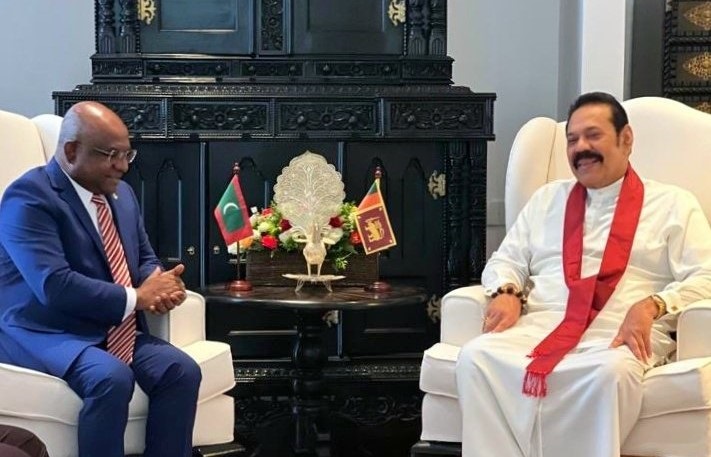 ފޮރިން މިނިސްޓަރު ޝާހިދު ރާޖަޕަކްސާއާ ބައްދަލުކުރައްވައިފި