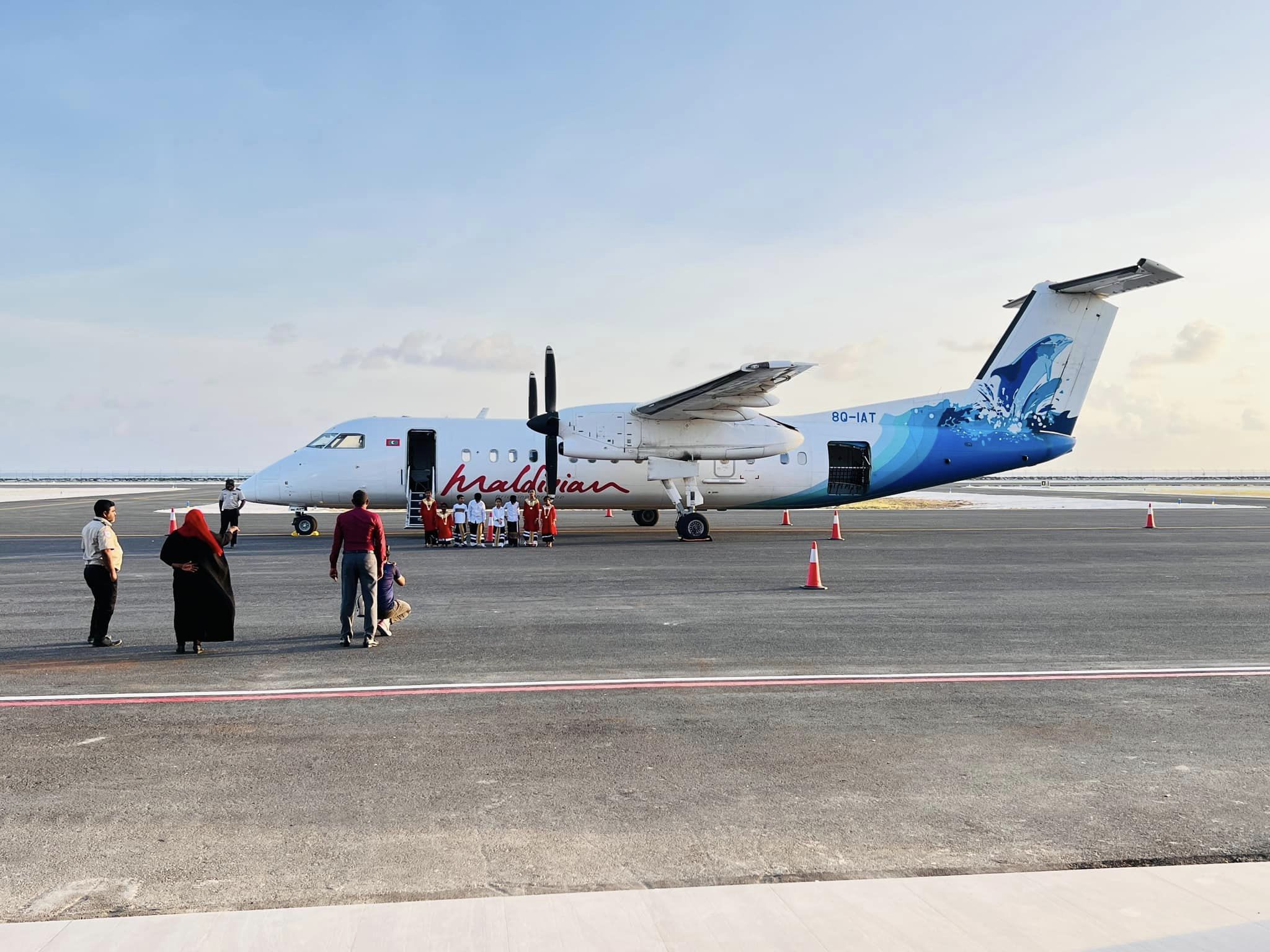 ފަރެސްމާތޮޑާ އެއާރޕޯޓުގައި ޓެސްޓް ފްލައިޓް ޖައްސައިފި