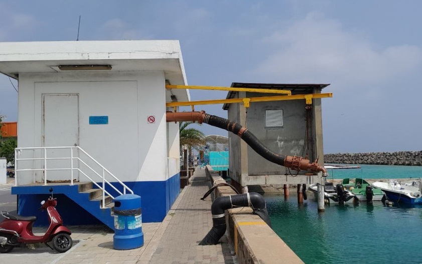 މާލޭ ފަޅު ހިއްކައި ޕަމްޕް ސްޓޭޝަން ބަދަލުކުރަން، ސްޓެލްކޯ އިން 7 މިލިއަނަށް އެމްޓީސީސީއާ ހަވާލުކޮށްފި