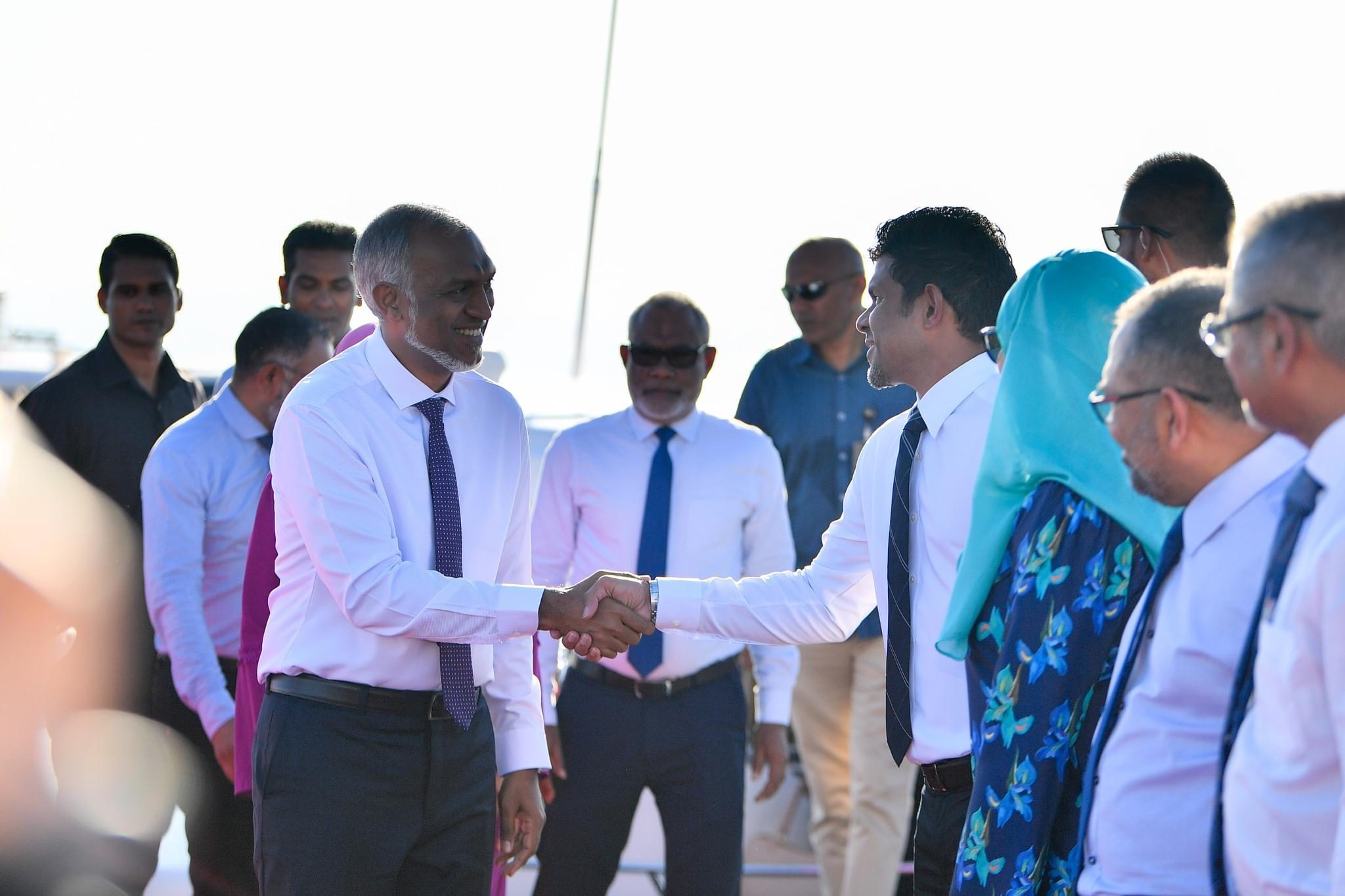 ރައީސް މުއިއްޒު ތ. ގުރައިދޫއަށް ވަޑައިގެންފި