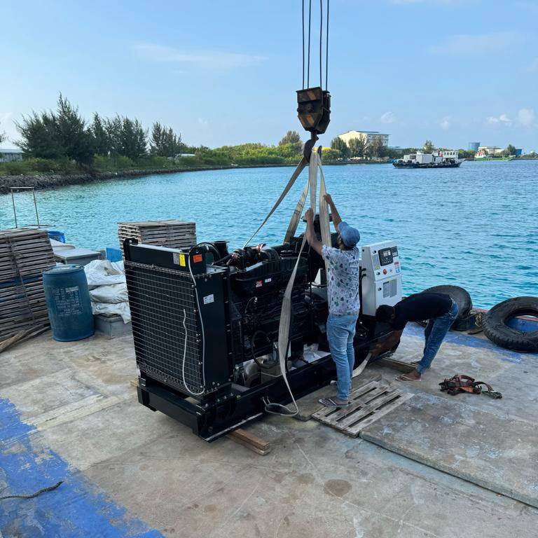 ވައިކަރަދޫއަށް ފޮނުވި ޖަނަރޭޓަރު، މާދަމާގެ ވަގުތެއްގައި އިންސްޓޯލްކުރުމުގެ މަސައްކަތް ފެށޭނެ: ފެނަކަ