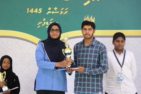 ތ. މަޑިފުށީ ފްރެންޑްސް ޕްރިންޓް 3 ޤުރްއާން މުބާރާތުގެ "ރަންތާޖު" އަޙްމަދު ރިޟާން ޙަސަން ހޯދައިފި