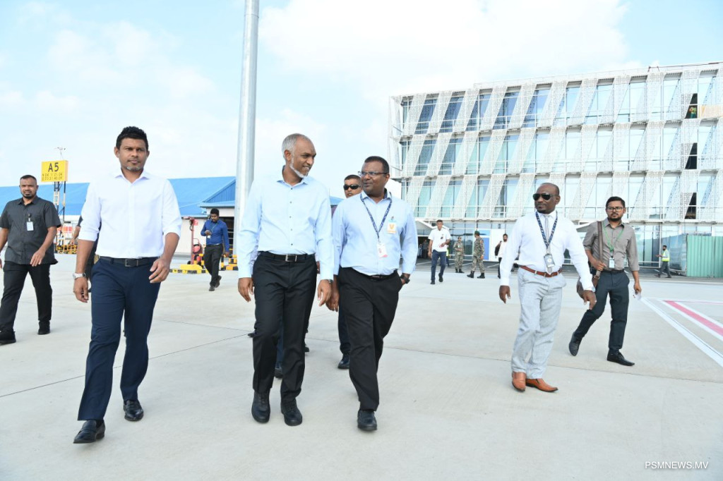 ރައީސް ޑރ.މުއިއްޒު ހައްދުންމައްޗަށާއި އައްޑޫސިޓީއަށް ފުރާވަޑައިގަންނަވައިފި