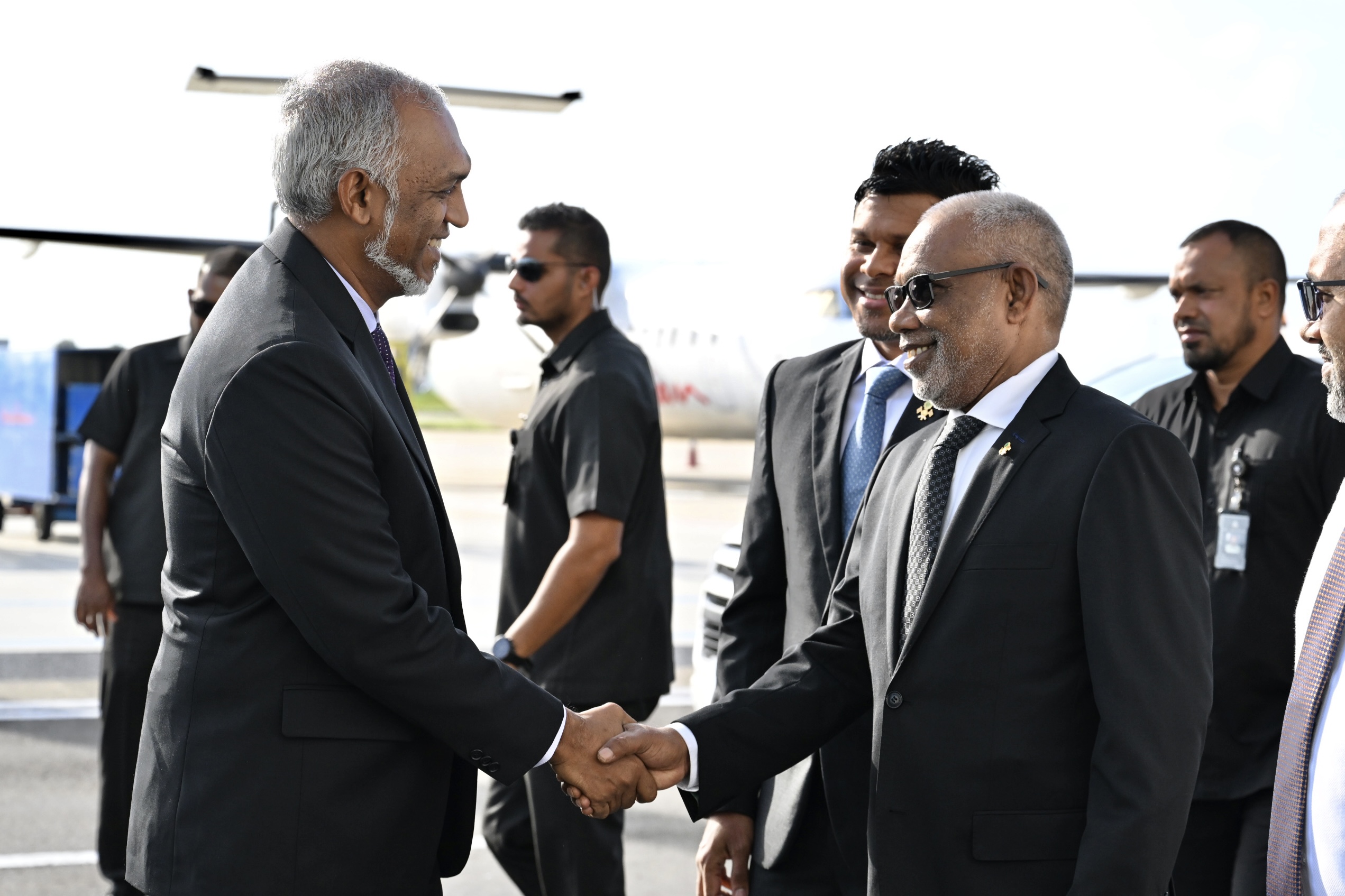 އެންޓީގާ އެންޑް ބާބިޔުޑާއަށް ކުރެއްވި ދަތުރުފުޅު ނިންމަވައިލެއްވުމަށްފަހު ރައީސް މާލެ ވަޑައިގެންފި
