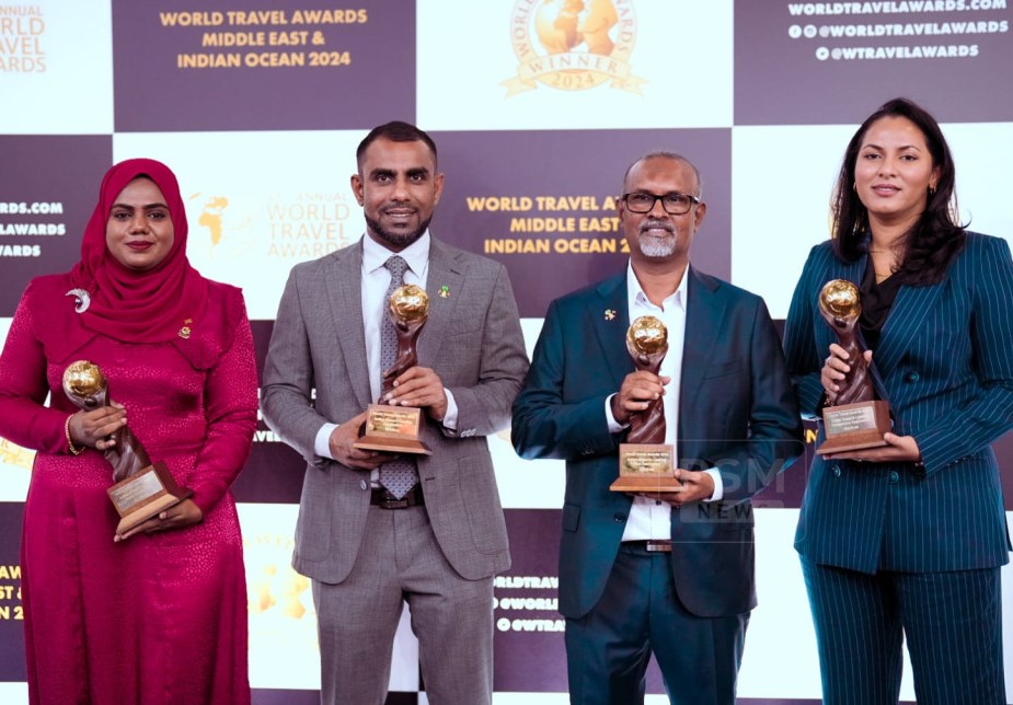 ވޯލްޑް ޓްރެވެލް އެވޯޑްސްގައި ރާއްޖެއަށް ހަތަރު އެވޯޑު