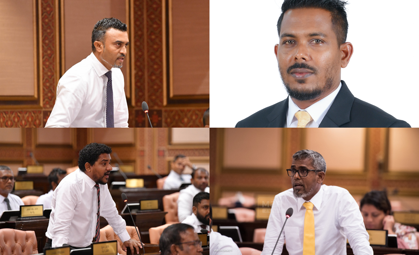 ހައުސިން މިނިސްޓަރު މަޖިލީހުގައި ދެއްވި ޖަވާބަށް ނުރުހި މަޖިލީހުގެ ނިޒާމް ގެއްލުވާލި ހަތަރު މެންބަރަކު ތަޅުމުން ބޭރު