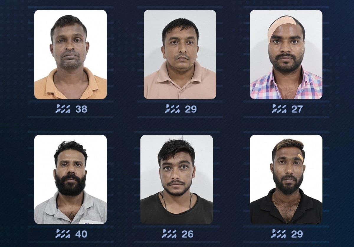 މާލޭގައި މާރާމާރީ ހިންގި 6 ބިދޭސީއަކު ޑީޕޯޓުކުރަން ނިންމައިފި