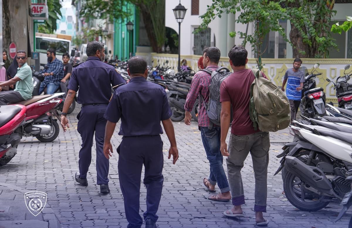 ގަވާއިދާ ހިލާފަށް އުޅެމުންދާ 22 ބިދޭސީއަކު އަތުލައިގަނެފި
