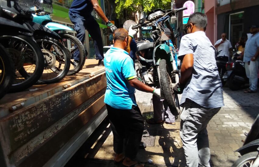 އެއް ދުވަހުން 200 އަށްވުރެ ގިނަ ސައިކަލް ނަގައިފި