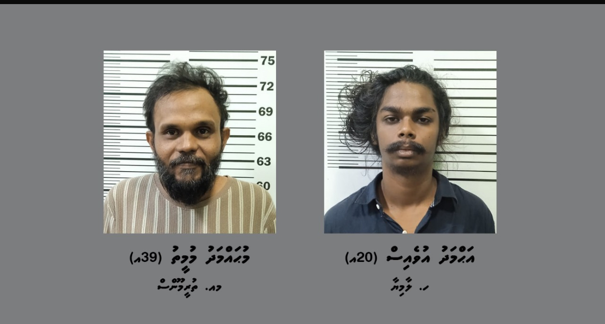 ހިޔާ ފްލެޓެއްގައި އަންހެނަކު ރަހީނުކުރި ދެ މީހަކު ހައްޔަރުކޮށްފި