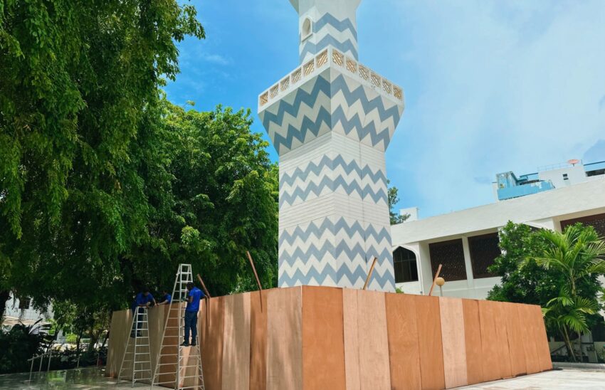 އިސްލާމީ މަރުކަޒުގެ މަސްފެންގަނޑު މަރާމާތުކުރަން ސްޓެލްކޯއިން ފަށައިފި