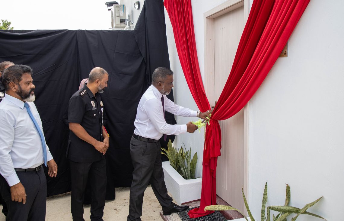 ހުޅުމާލޭ ޖަލުގައި ގައިދީން އާއިލާއާ ބައްދަލުކުރާ ގެއެއް ހުޅުވައިފި