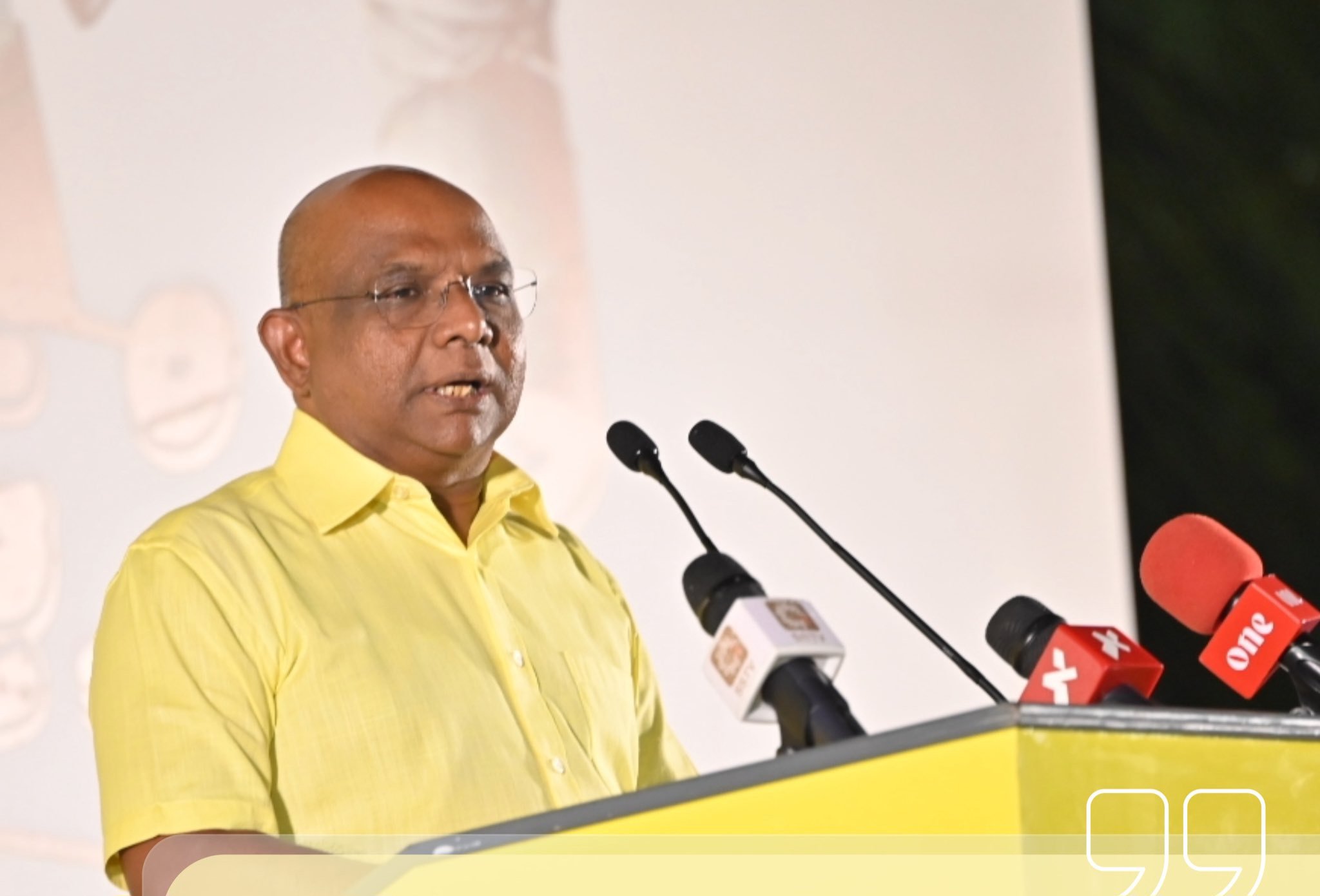 އިންޑިއާގެ 2 ހެލިކޮޕްޓަރާއި ޑޯނިއާ މަތިންދާ ބޯޓް ރާއްޖެ ގެނައީ ރައީސް މައުމޫން އާއި ރައީސް ޔާމީނުގެ ސަރުކާރުން އެދިގެން: އެމްޑީޕީގެ ރައީސް އަބްދުﷲ ޝާހިދު