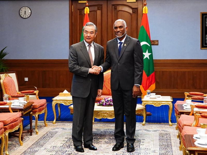 ރާއްޖެއާ އެއްމެ ގާތް ގައުމެއްގެ ގޮތުގައި އަބަދުވެސް ޗައިނާ އޮންނަން ބޭނުންވޭ: ރައީސް ޑރމުއިއްޒު