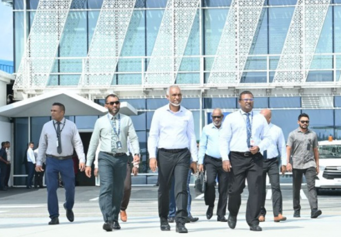 ރައީސް ހުވަދު އަތޮޅަށް ފުރާވަޑައިގެންފި