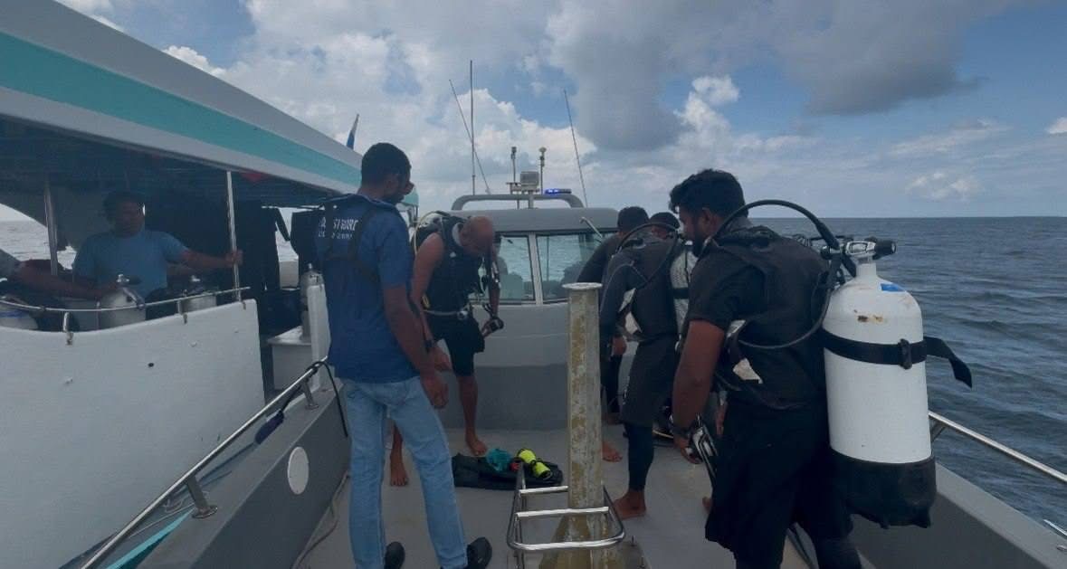ސަފާރީން ގެއްލުނު މީހާގެ ހަށިގަނޑު އެމްއެންޑީއެފް ކޯސްޓްގާޑުން ހޯދައިފި