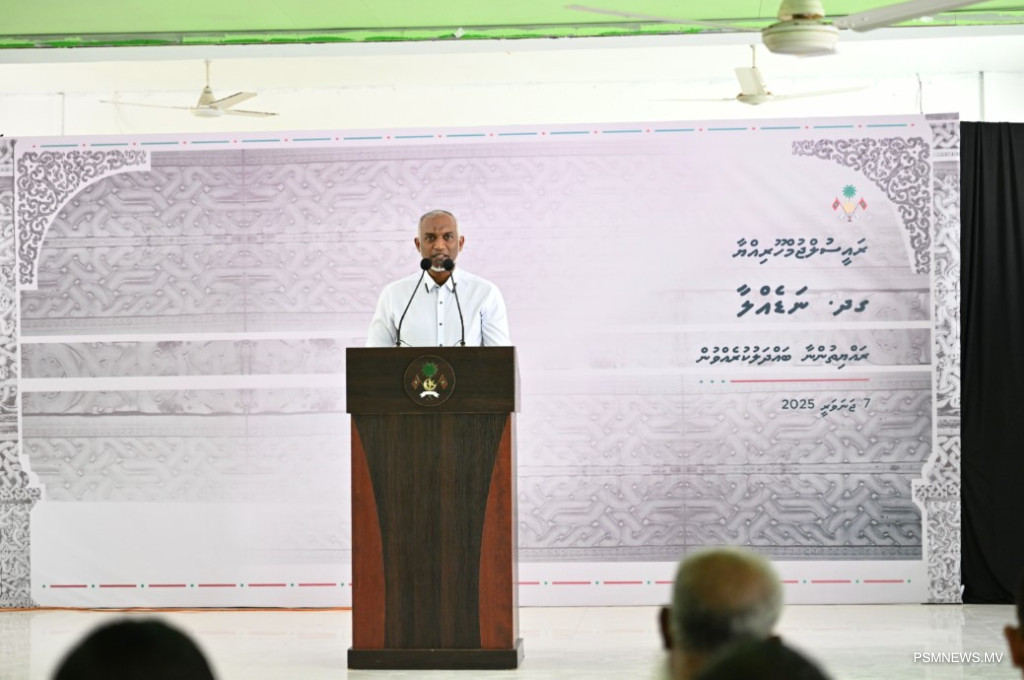 ނަޑެއްލާގެ ތަރައްޤީއަށް ގިނަ މަސައްކަތްތަކެއް ކޮށްދެއްވާނެ ކަމަށް ރައީސް ވިދާޅުވެއްޖެ