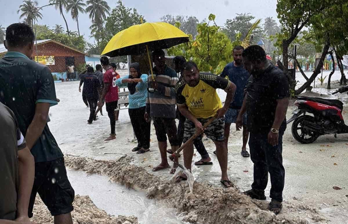 ބޯކޮށް ވާރޭވެހި ކ. މާފުށީގައި ފެންބޮޑުވެއްޖެ