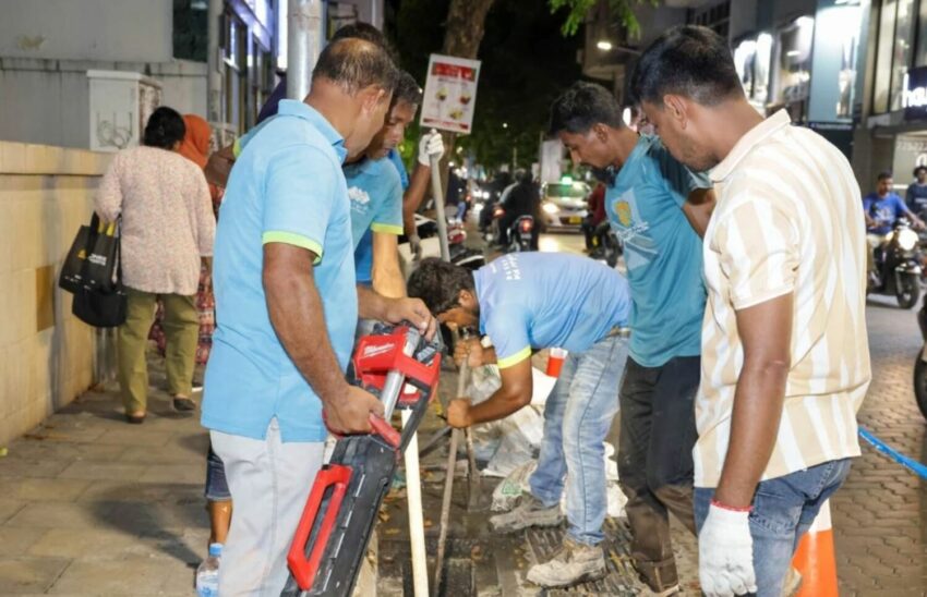 ފެންހިންދާ ހޮޅި ގުޅުވުމުގެ މަސައްކަތް ފަށައިފި
