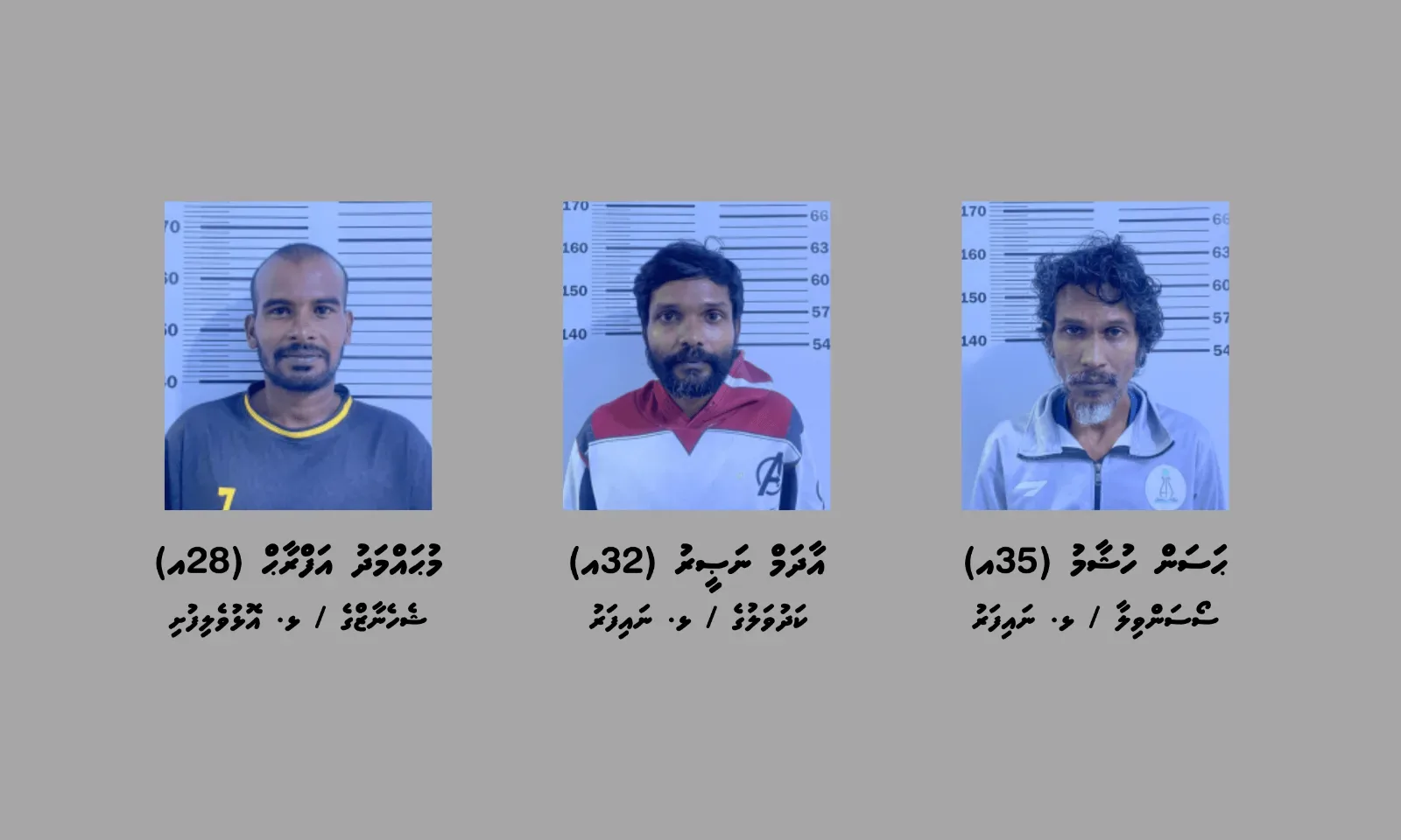 މަސްތުވާތަކެތީގެ މައްސަލަތަކެއްގައި ނައިފަރާއި ހިންނަވަރުން 3 މީހަކު ހައްޔަރުކޮށްފި