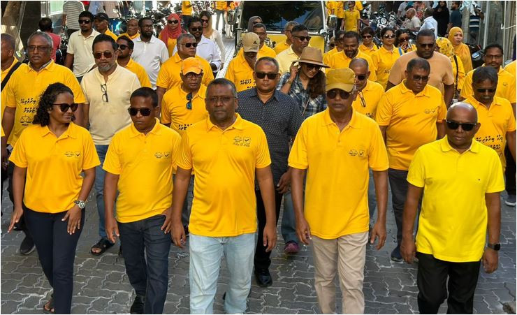 "ދަތިވެއްޖެ" މުޒާހަރާ މަޖީދީމަގުން ކުރިއަށް ގެންދަނީ ރައްޔިތުންގެ ކަންބޮޑުވުން ގިނަ ބަޔަކަށް އިއްވަން: އެމްޑީޕީ